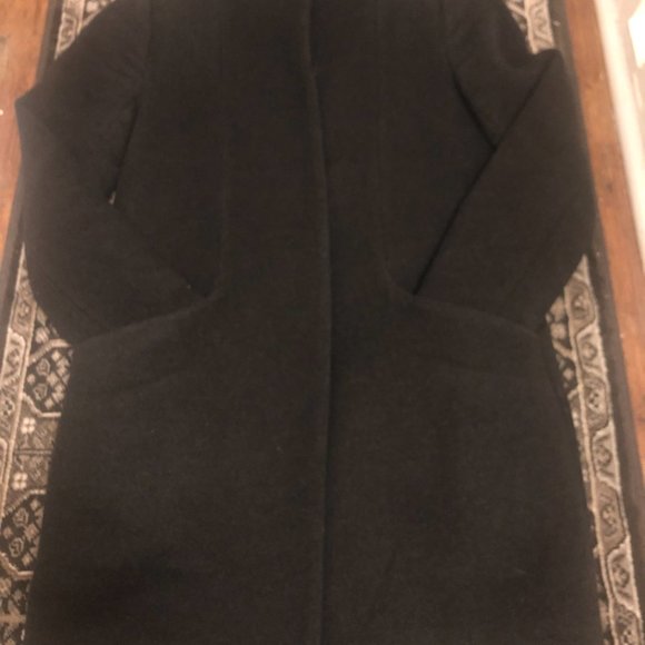 Wilfred Cocoon Coat - Charcoal - Picture 4 of 4